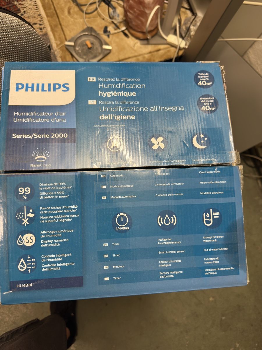 Philips Umidificatori d'aria: Philips Luftbefeuchter Series 2000 HU4814 neu – Nuovo (secondo la descrizione) da Winterthur venduto da Exkulosiv 2