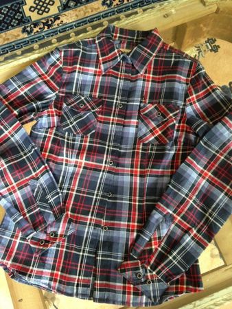 SCHÖFFEL FLANELL DAMENBLUSE, GR. 34, NEU, WEICH UND WARM!