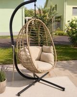 Hängesessel Outdoor Rattansessel mit Kissen neu