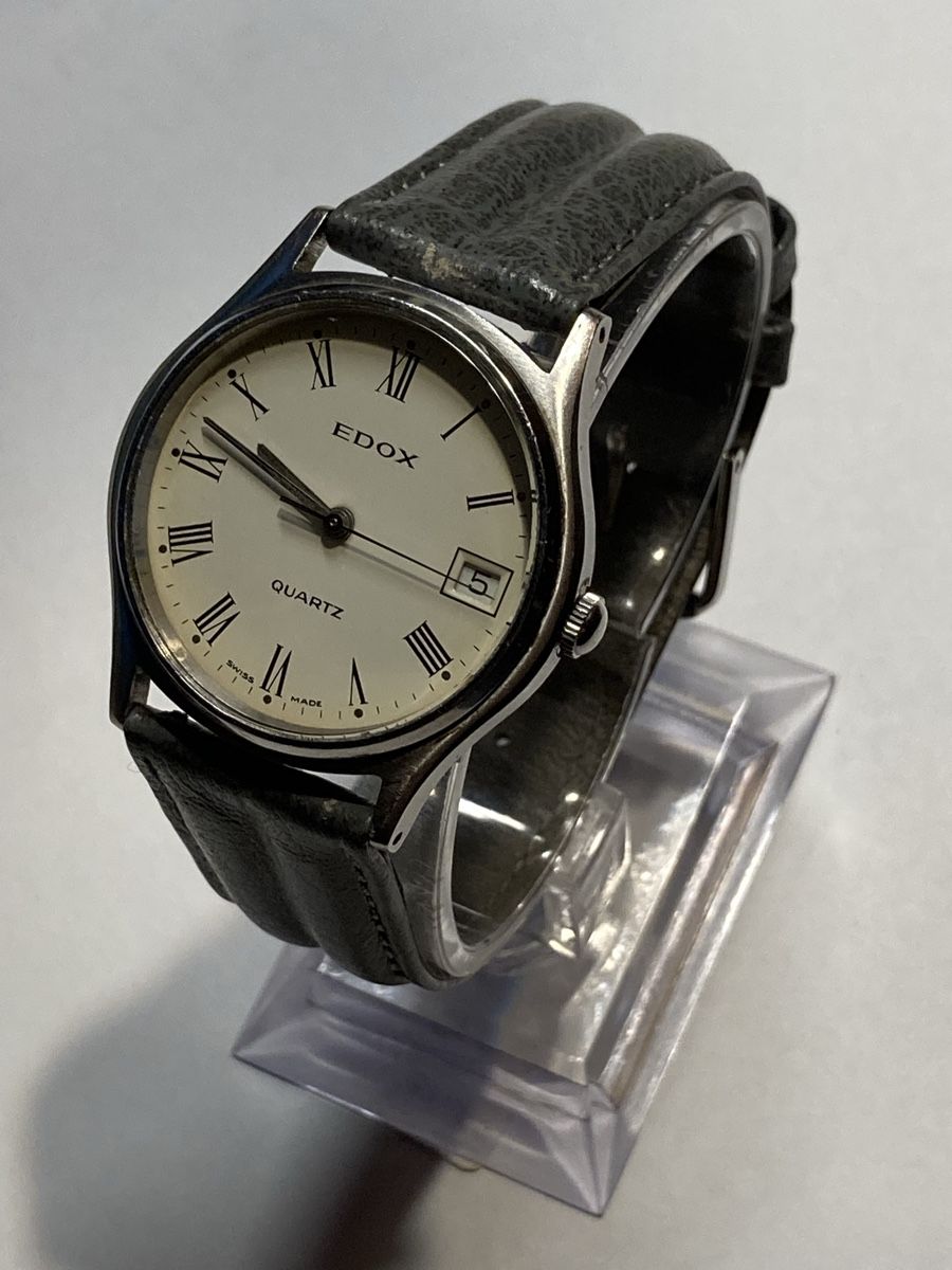 Edox Orologi: Edox quartz vintage Uhr 34 mm – Usato da Glattbrugg venduto da vintagemania 2