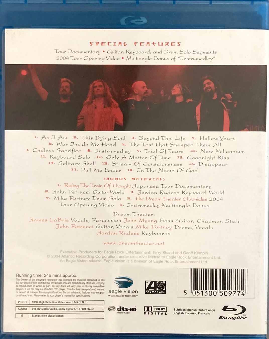 Alle DVDs: DREAM THEATER - LIVE AT BUDOKAN – Gebraucht aus Poliez-Pittet von Newtown-Records 1
