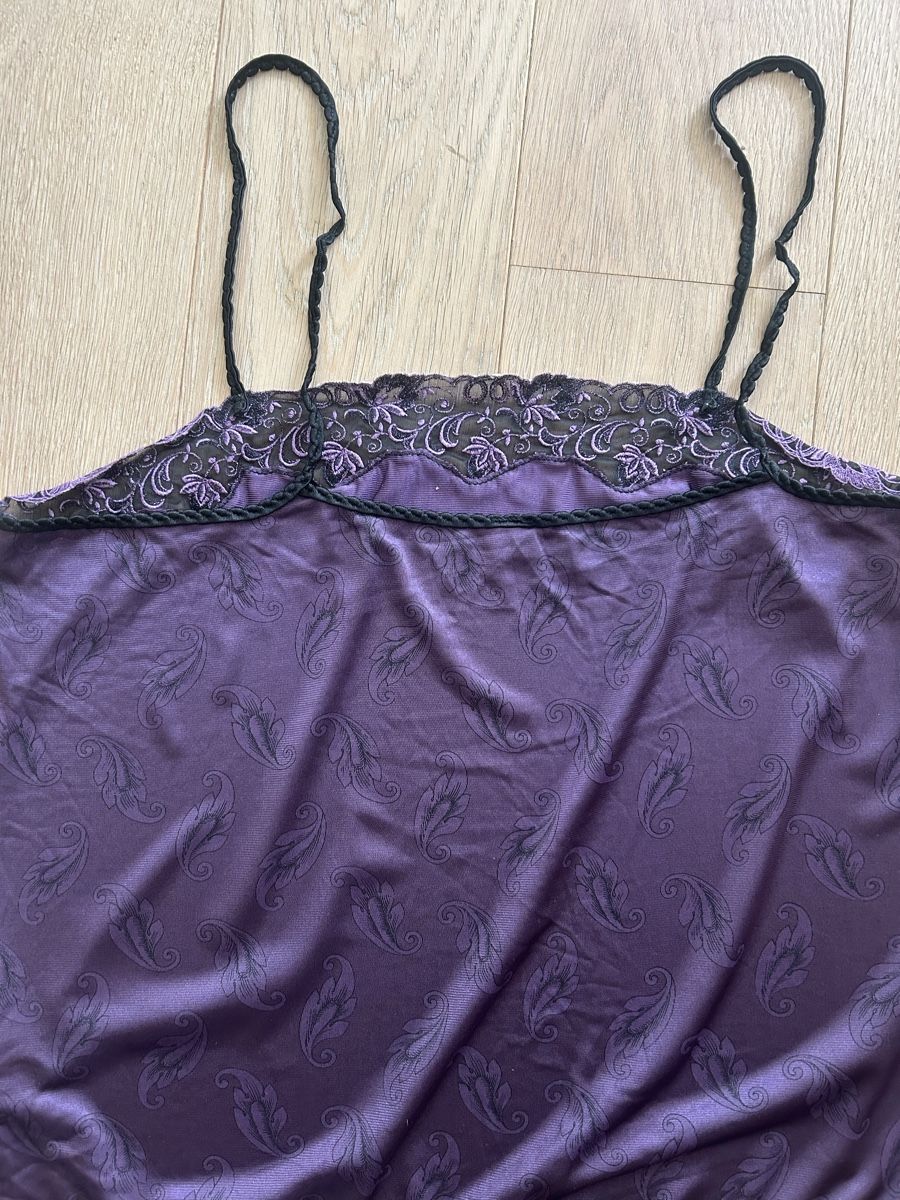 Top: Damen Top lila mit Spitze Grösse L – Usato da Bern venduto da marleyy77 1