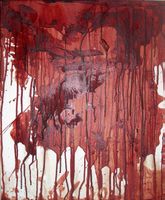 Stephan Sembinelli – Original Blutmalerei 2014 – 50 × 60 cm