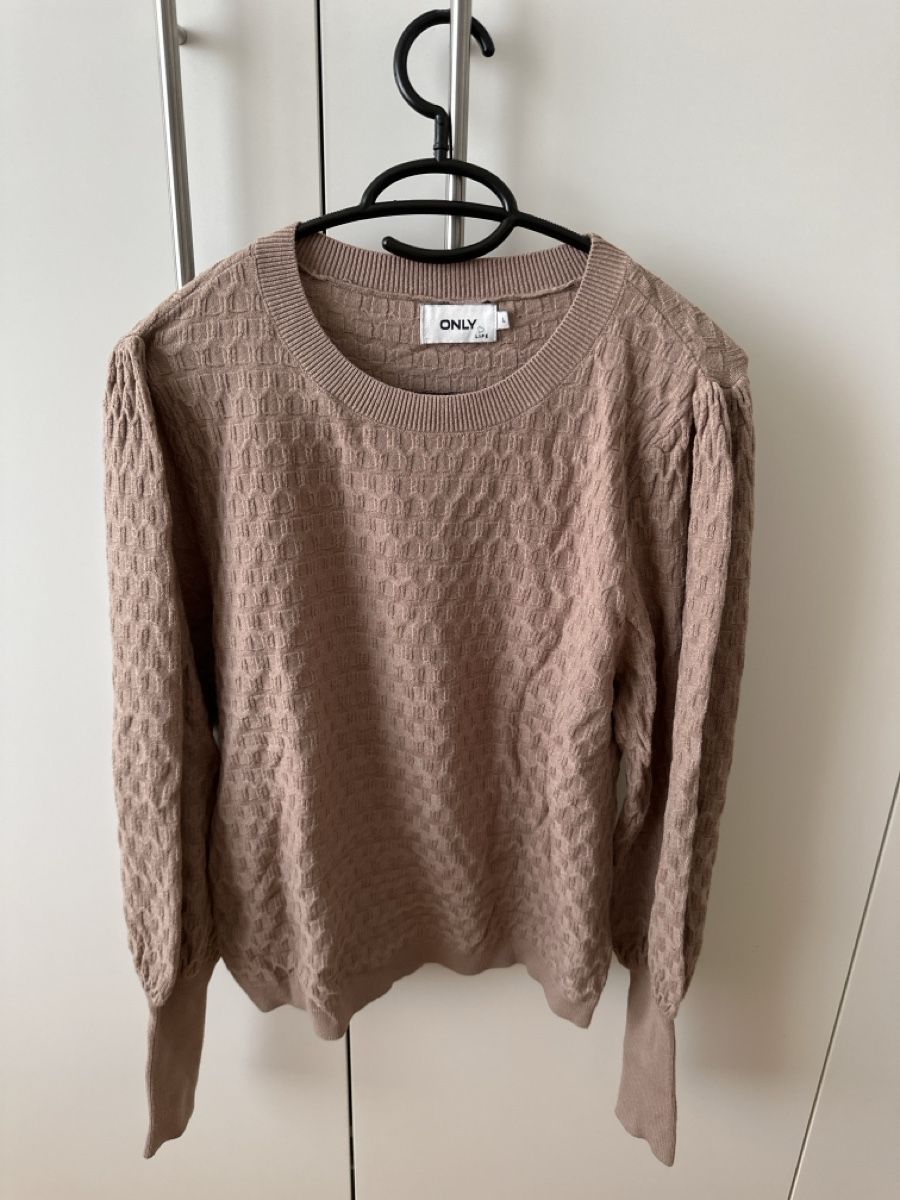 Only Pulls & Sweat-shirts: Pullover only Grösse L hellbraun – Neuf (Voir description) à Zofingen par kat_gbm9
