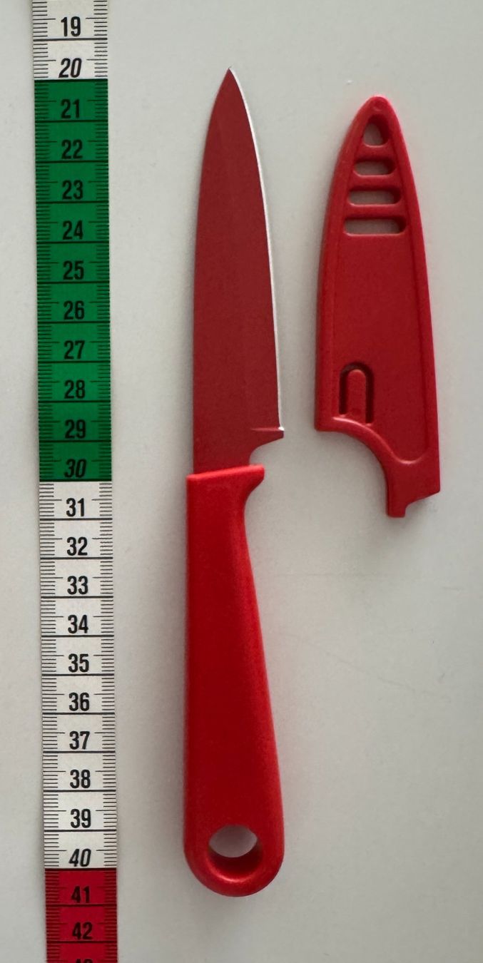 Kuhn Coltelli da cucina: Kuhn Rikon Küchenmesser, rot – Usato da Winterthur venduto da YaV 2