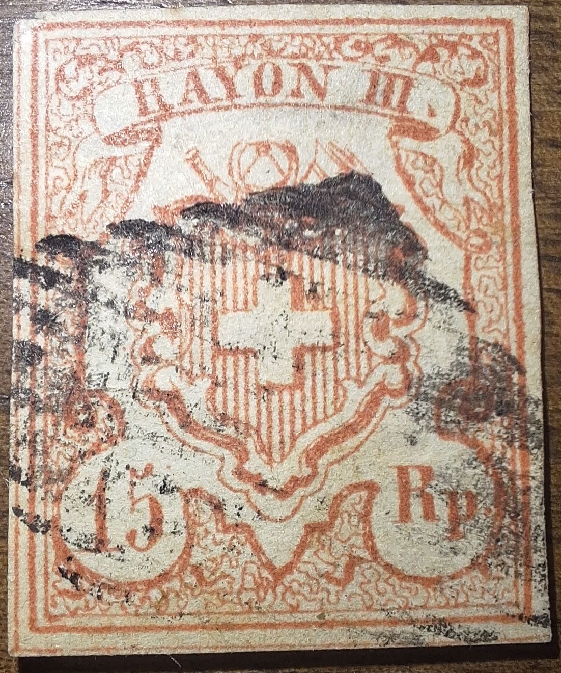 Tutti i francobolli: Rayon Nr. 20 Typ 9 OR II mit Befund – Usato da Balgach venduto da SIMEON27