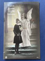 Alte Ansichtskarte Konfirmation Engel Mädchen Grüsse 1930