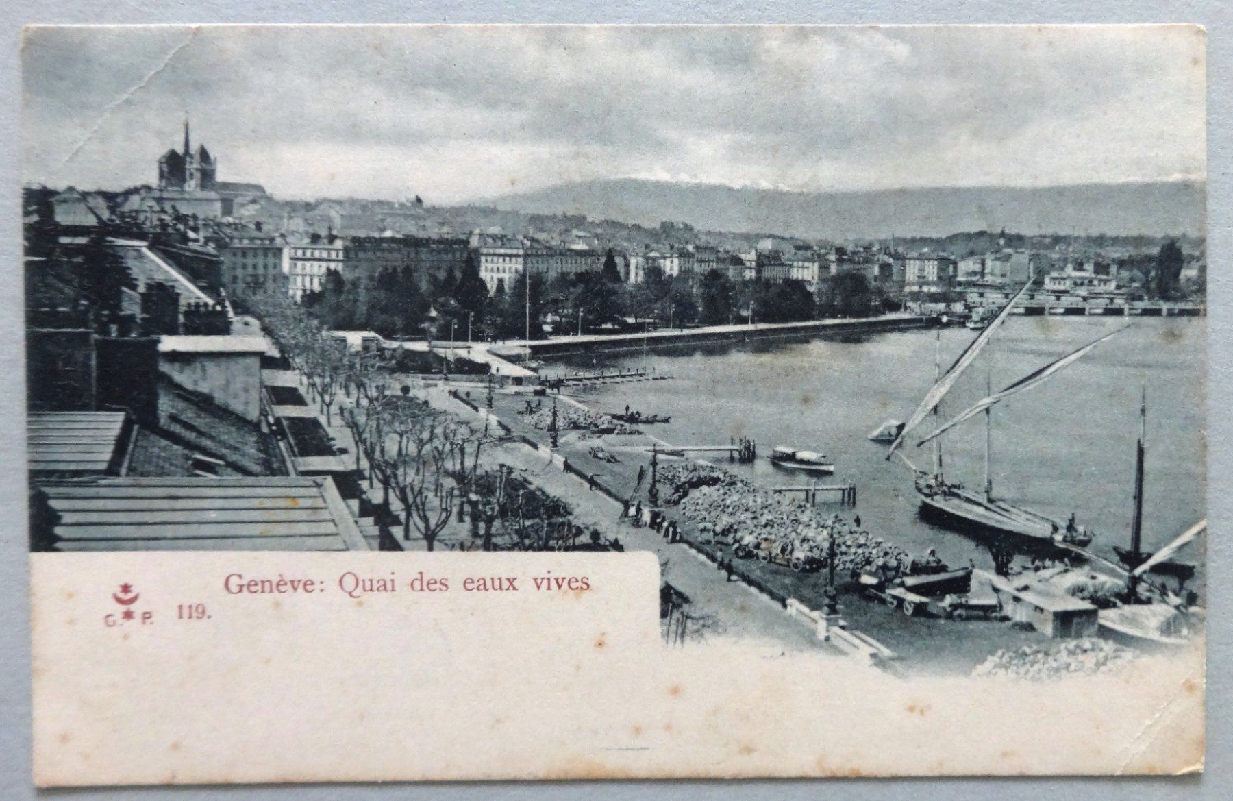 Cartes postales: Genève - Quai des Eaux-Vives – Défectueux à Fétigny par Billy2miny