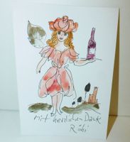 Neue Fundschätze Kunst Röbi Wyss original Zeichnung  Unikat