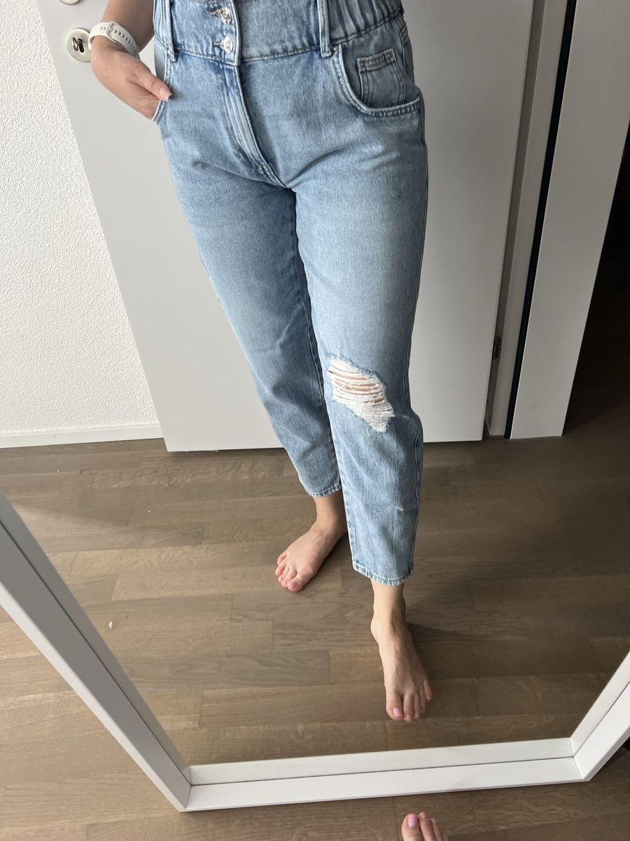 Only Jeans: Only Blue Denim Hose mit Riss – Neu (gemäss Beschreibung) aus Kriens von Krienserin_T 2