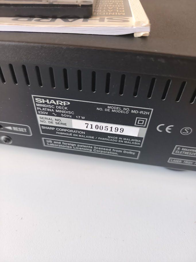 Minidisques: Sharp MD-R2H Minidisc Deck Player – D'occasion à Toffen par Immo-Erben 5