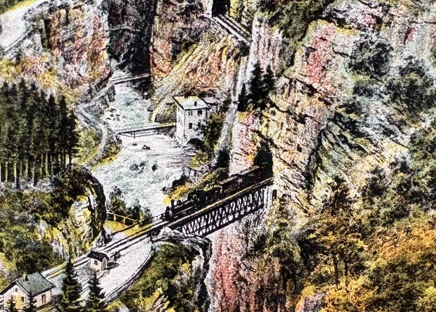Cartoline postali: TAUBENLOCH MIT DAMPFLOKOMOTIVE – Usato da Ostermundigen venduto da Wyatt-Earp 1