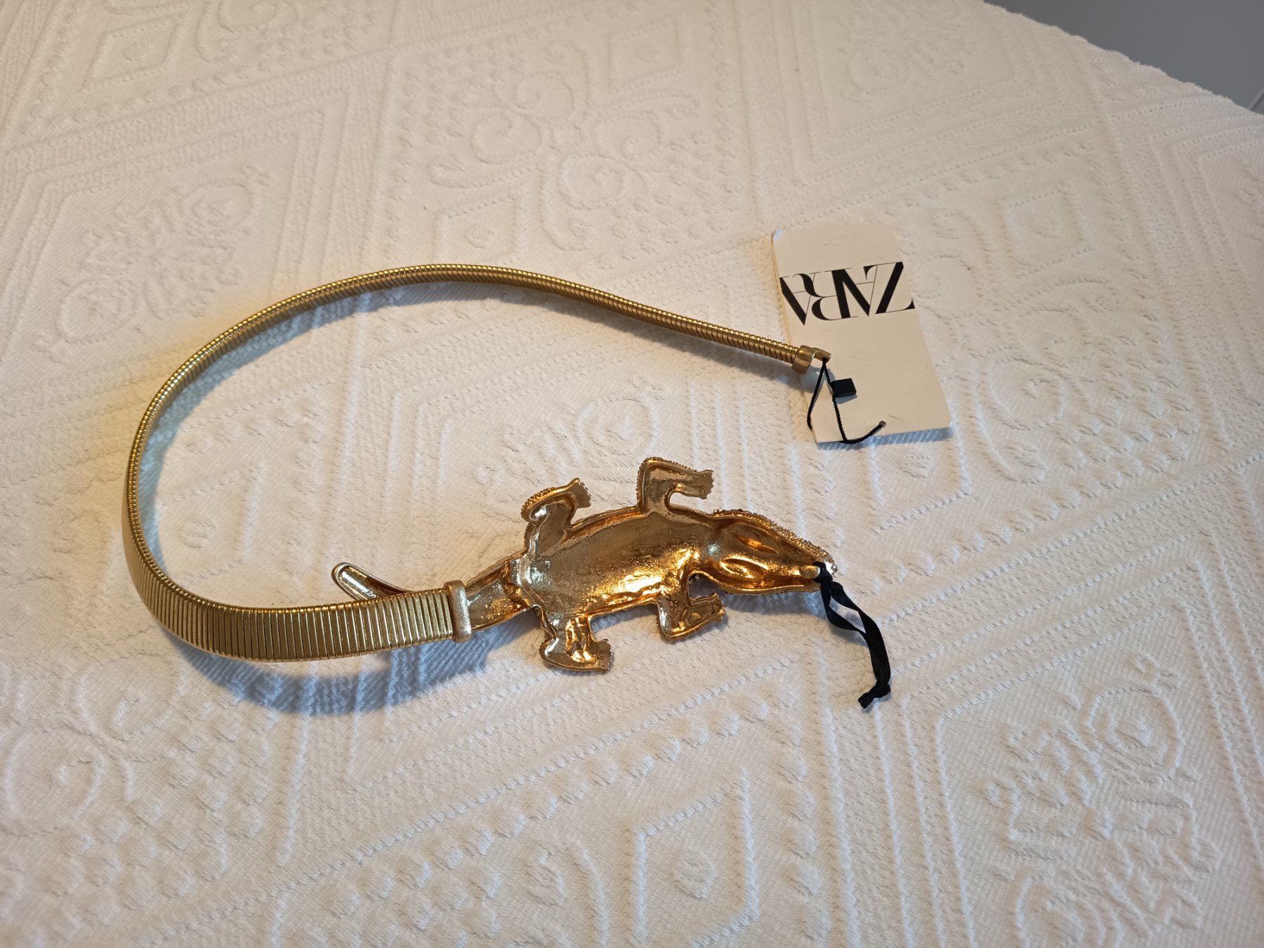 Cinture: Zara Gold Belt – Nuovo e nell'imballaggio originale da Basel venduto da beg_6v7r 3
