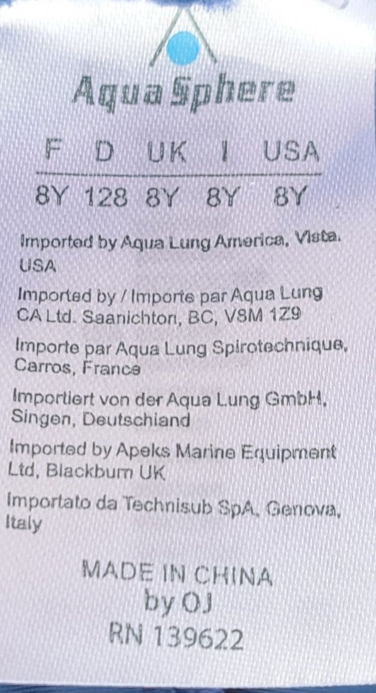 Costumi da bagno: Neue Aqua Sphere Badehose Gr. 128 blau – Nuovo e nell'imballaggio originale da Gysenstein venduto da joshuas81 3