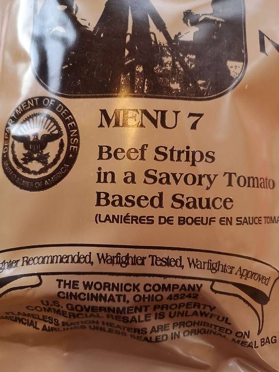 Lebensmittel & Spezialitäten: Original US Army Ration MRE Notration Insp. 2028 – Neu und originalverpackt aus Bischofszell von MRE-Sammler 8