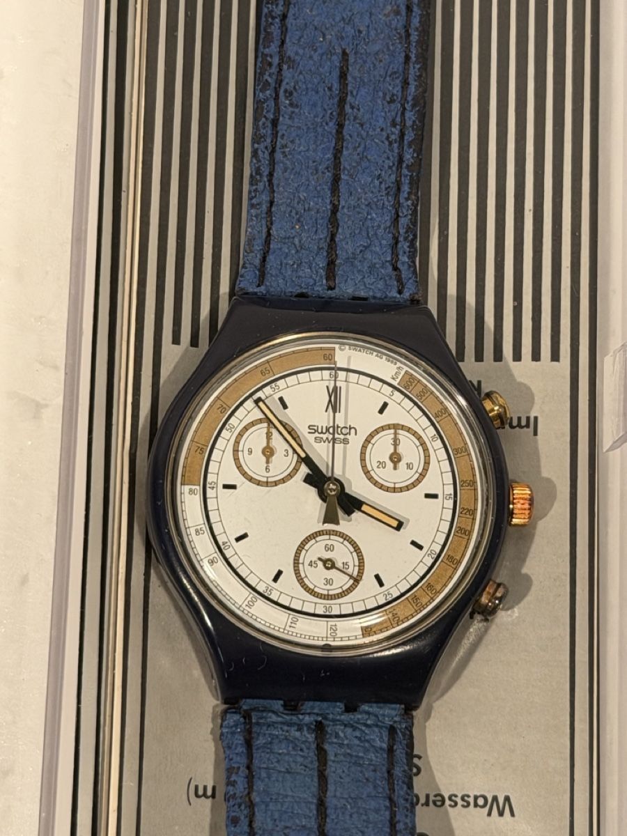 Swatch Uhren: 1990, Swatch Spring Summer Collection Skipper SCN100 – Gebraucht aus Lausanne von artnouveau04