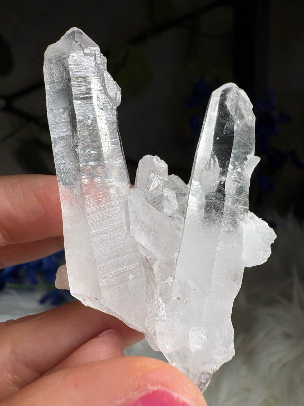 Minerali & Pietre curative: Kolumbianischer Lemurian-Quarz-Cluster – Nuovo (secondo la descrizione) da Neuheim venduto da m.hald 6