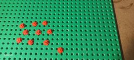 Lot de 10 petites fleur Lego