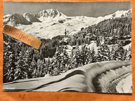 1956 Arosa Winter-Postkarte