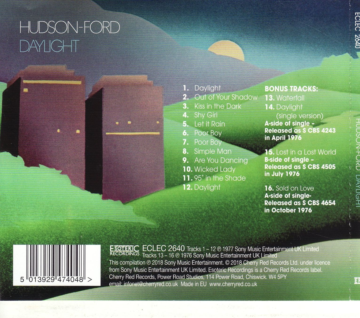 CD: Hudson-Ford ‎– Daylight – Nuovo (secondo la descrizione) da Boussens venduto da catfood01 1