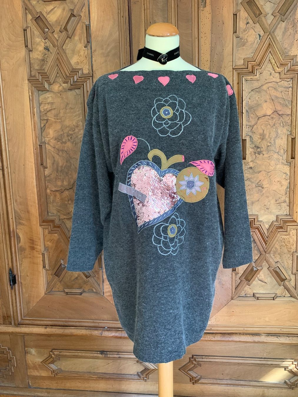 Vestiti: VINTAGE  Mini Strickleid  / Lambswool Angora/ – Usato da Interlaken venduto da Bona55