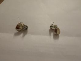 Ohrstecker Damen Silberfarben 2 Stk. guter Zustand