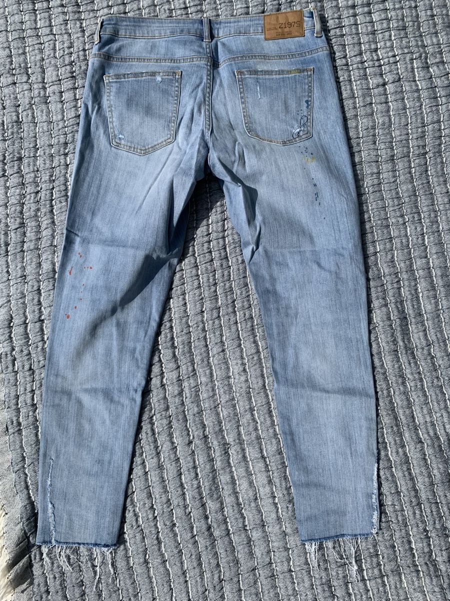 Zara Jeans: Coole Jeans mit Stickerei Gr. 40 – Usato da Rümlang venduto da zflyfa0001 5