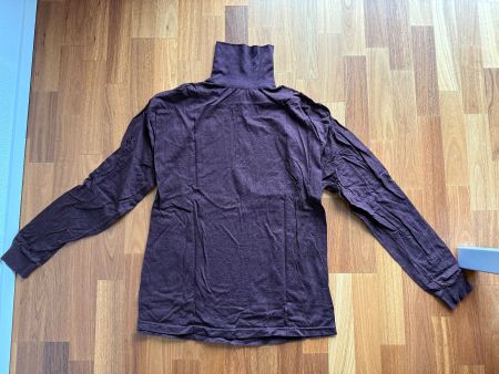 Neuwertiger bordeauxrot ABRAMS Rollkragenpullover, Grösse: S