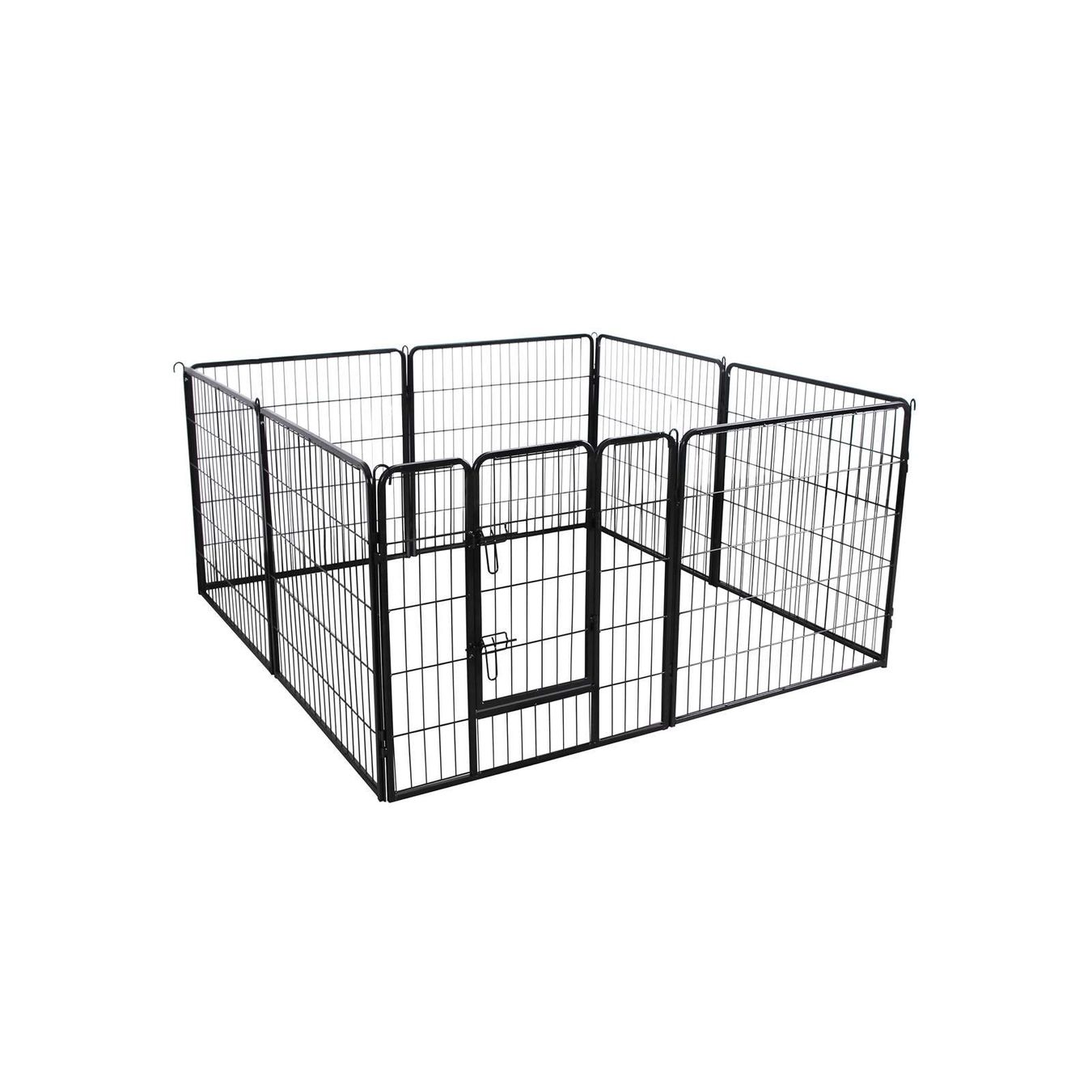 Box & Barriere di sicurezza: Hundelaufstall Achteck schwarz – Nuovo e nell'imballaggio originale da Lachen SZ venduto da MAMORU-MOEBEL 3