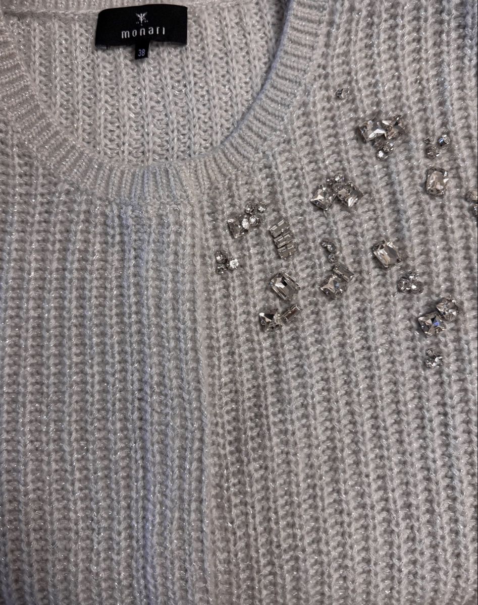 Monari Maglioni & Felpe: Monari Strickjacke  mit Steinen Grösse 38 – Usato da Elsau venduto da ivyfashion 1