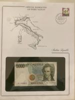 Banknotenbrief Italien 