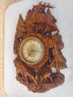Wanduhr  mit Hirschmotiv gebraucht