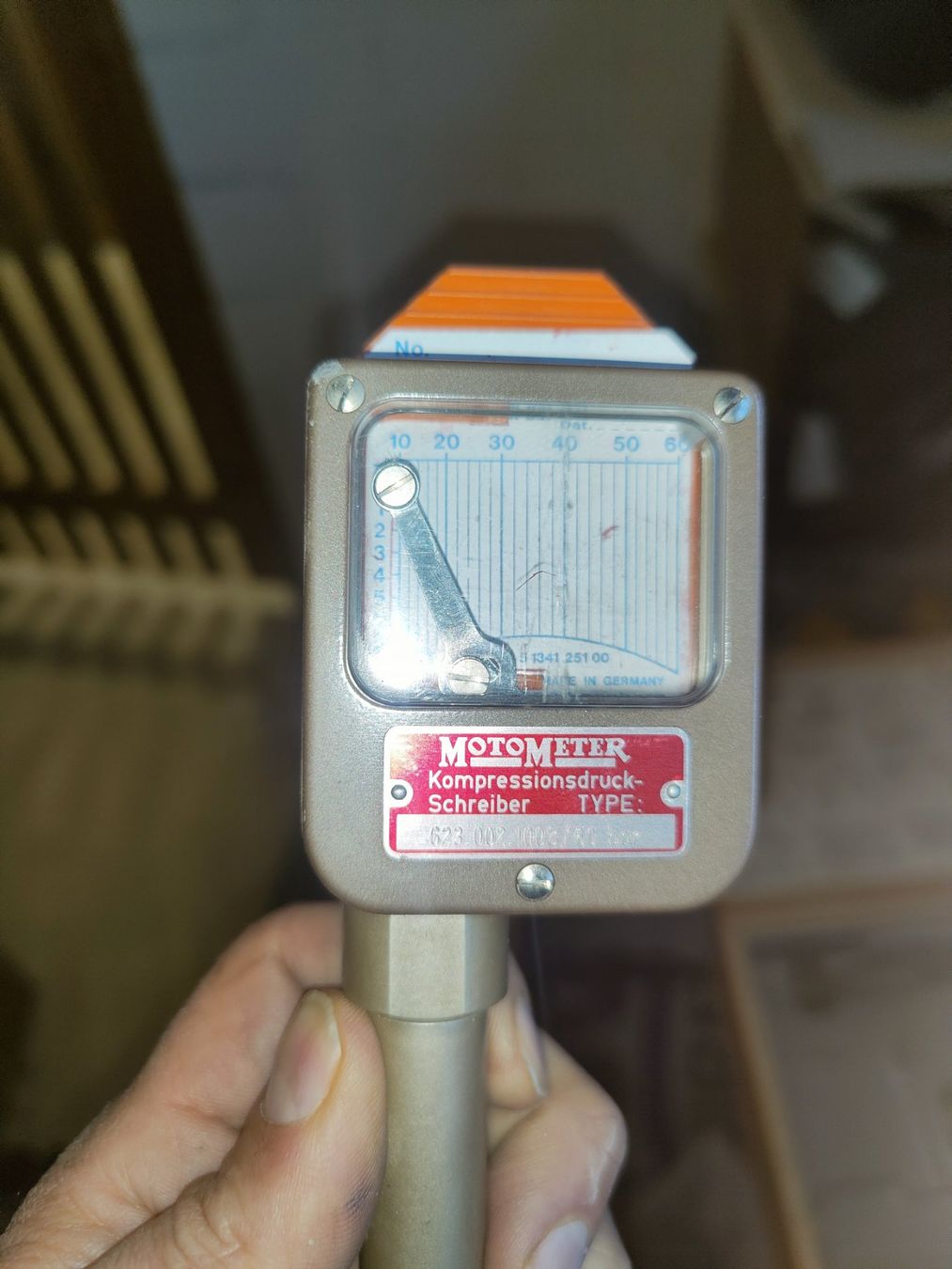 Misurare: MOTOMETER kompressionsdruckschreiber – Usato da Winterthur venduto da der-SIMER 1