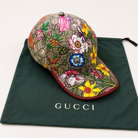 Gucci Flora GG Supreme Cap Gr. M/57 – inkl. Dustbag