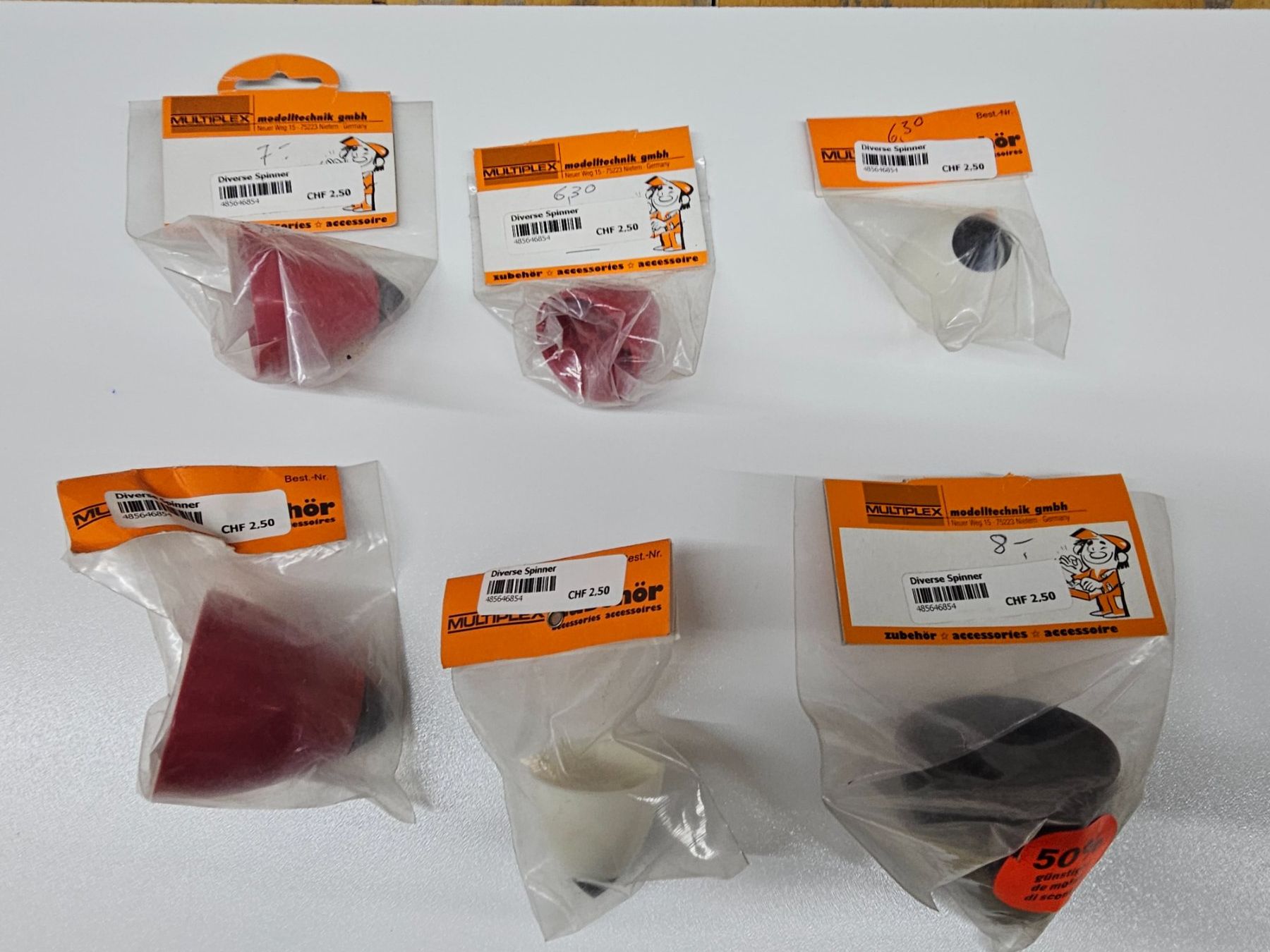 RC Modellbau: Diverse Spinner Set 4 – Neu und originalverpackt aus Rüti ZH von Madeira14