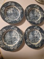 Royal Tudor Ware 4 Teller, Coaching Taverns, Vintage! (53)
