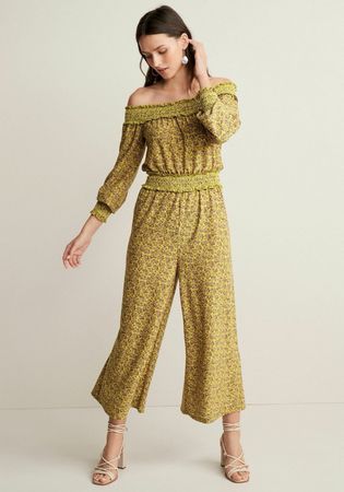 Jumpsuit senfgelb 42