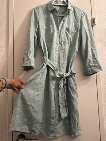 Leinen Hemdkleid 