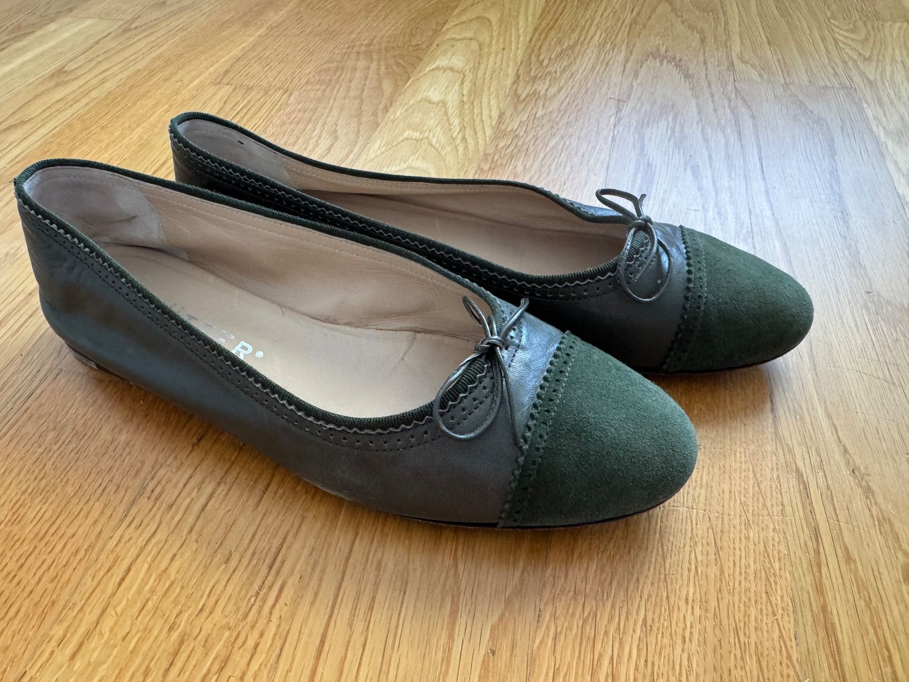 Scarpe da donna: Ballerinas, grün, Gr. 39.5 – Usato da Zürich venduto da froschchen79