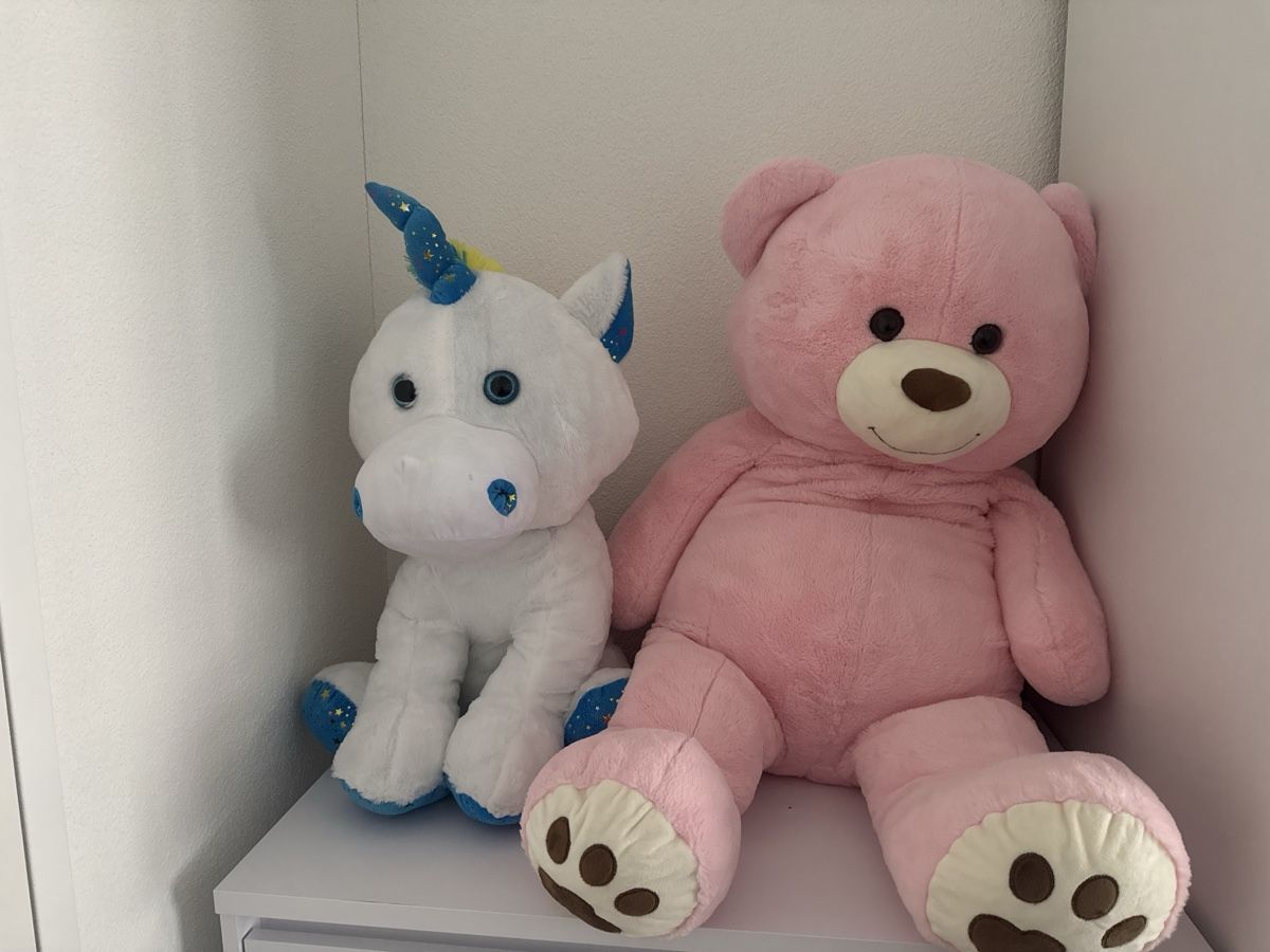 Spielzeuge: Plüschtier Einhorn und Teddybär rosa – Neu (gemäss Beschreibung) aus Sursee von Alyel