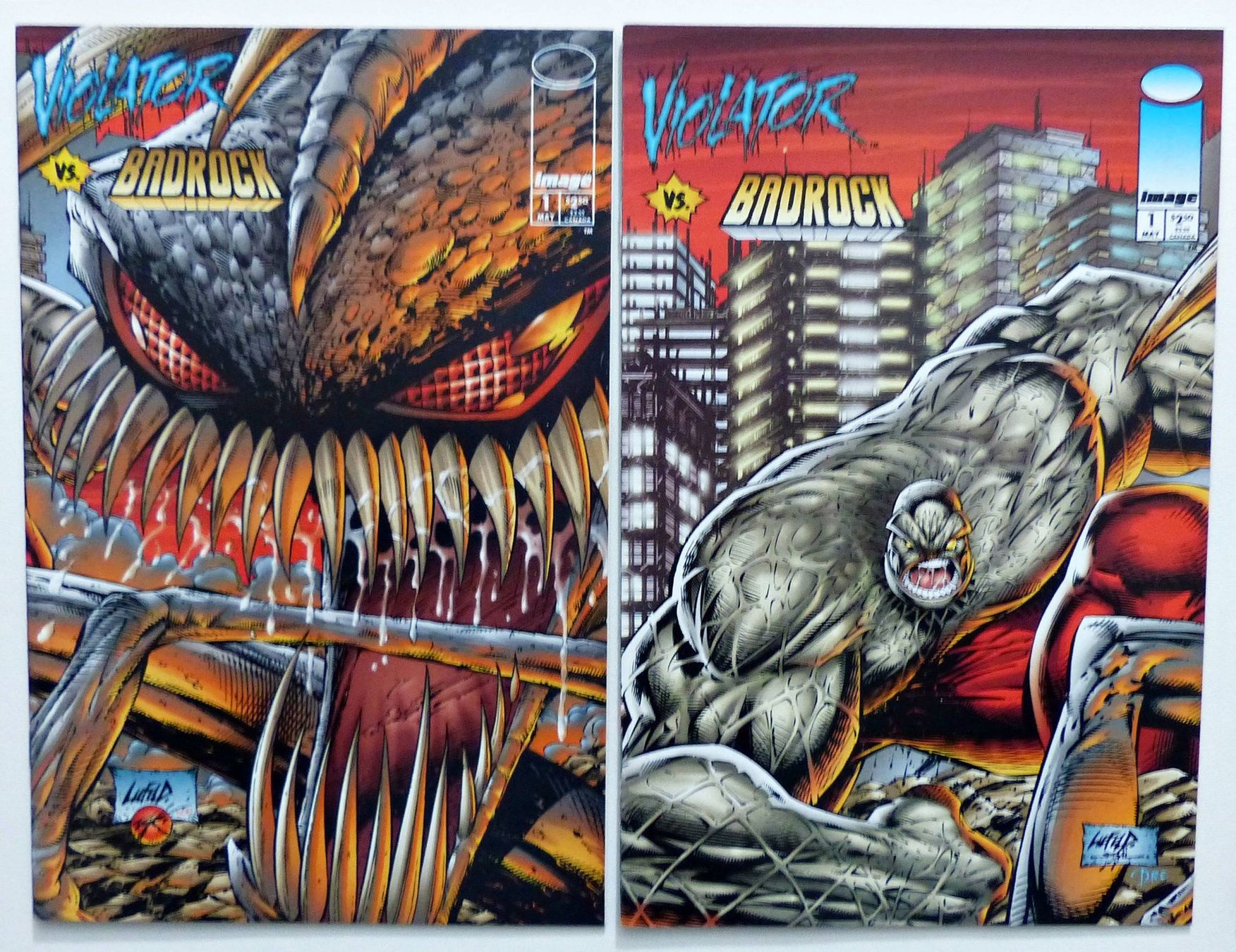 Fumetti: VIOLATOR VS BADROCK COMPLETE 4 PART SERIE BY ALAN MOORE 1995 – Usato da Lugano venduto da YouWantUS 1