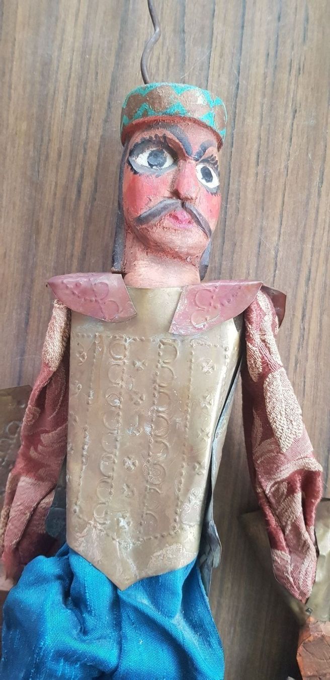 Figuren: Marionette Samurai Krieger antik – Gebraucht aus Mörschwil von antiksalon 4