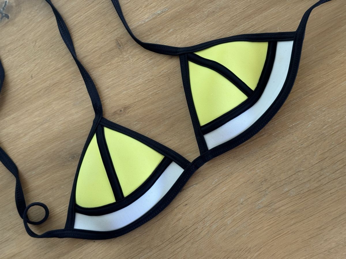 Costumi da bagno & Bikini: Haut de maillot jaune et blanc TRIANGL – Nuovo (secondo la descrizione) da Lonay venduto da nei_79jc 4