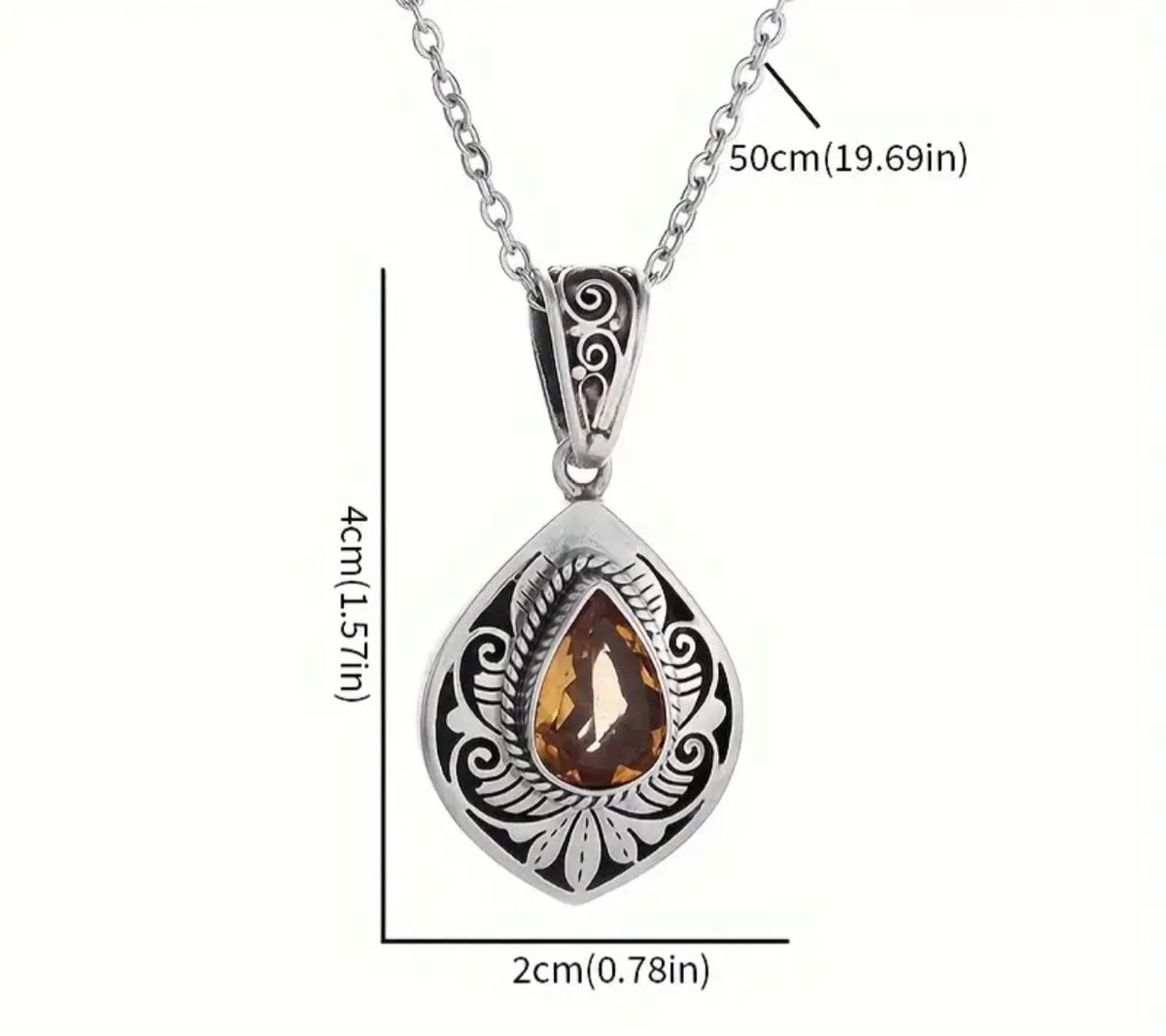 Ciondoli: Silber Farbige Anhänger mit Citrin , Amulet & Talisman – Nuovo e nell'imballaggio originale da Oberwangen TG venduto da Bash-B 4