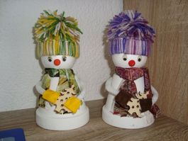 Zauberhafte Winterdeko Schneewichtel