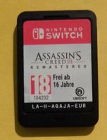 Assassin's Creed III Remastered Switch Game Ohne Hülle