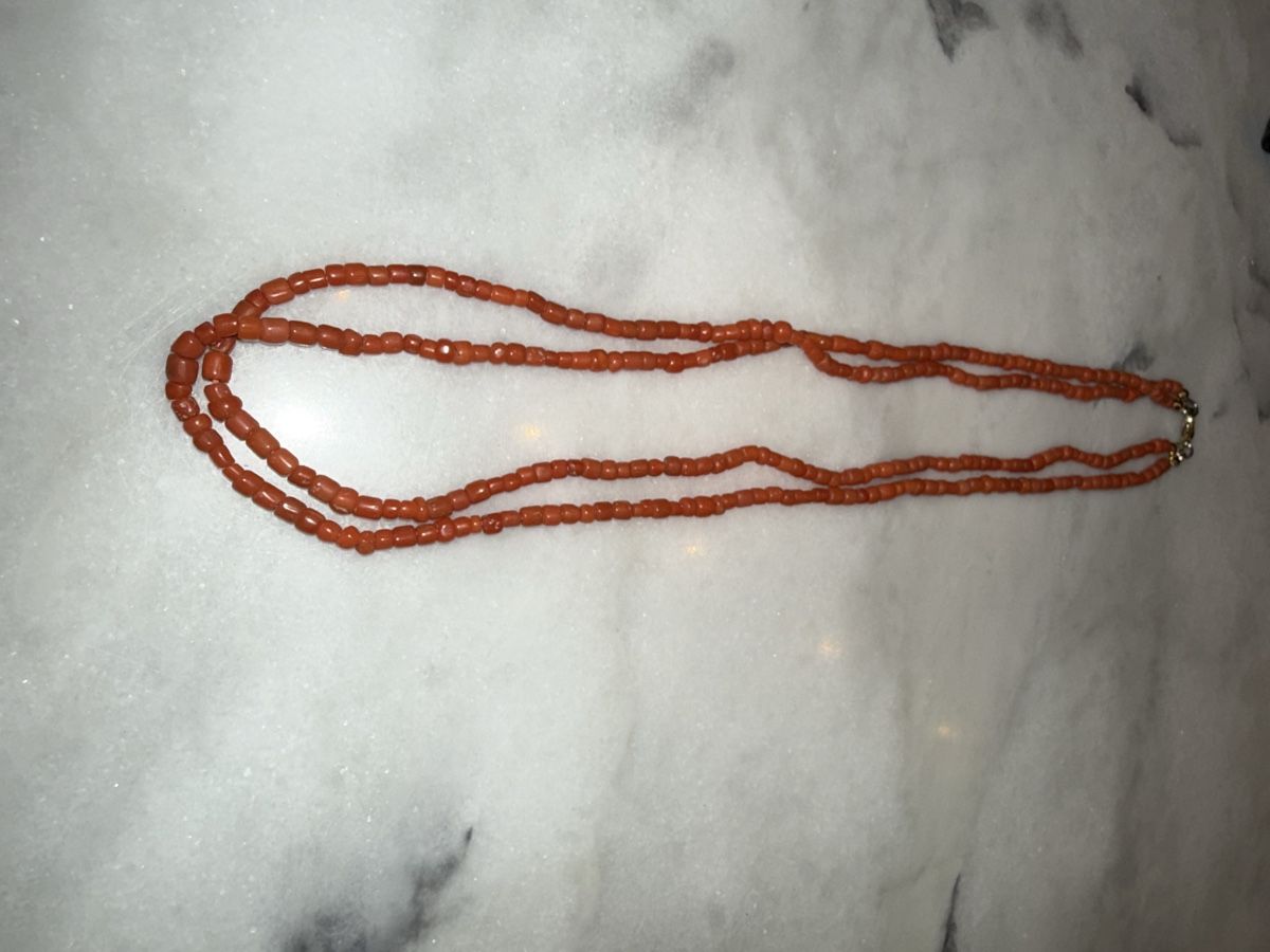 Catenine: Vintage Korallenkette – Usato da Aarburg venduto da Yula24