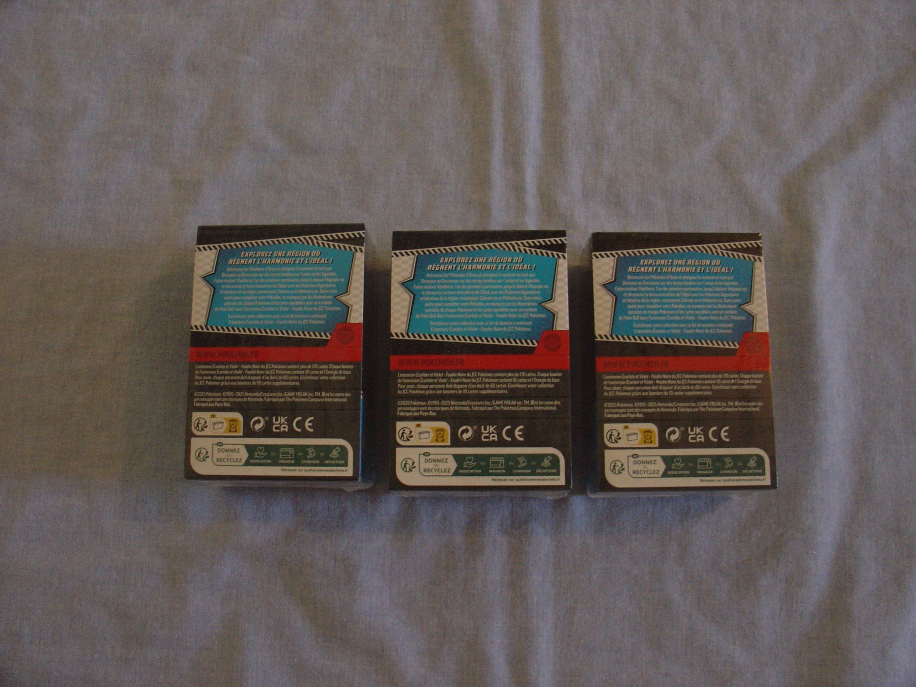 Pokémon Cartes à collectionner: 3 Pokémon bundle "Foudre noire", 2025, neuf – Neuf avec emballage d'origine à porrentruy par coco7067 3