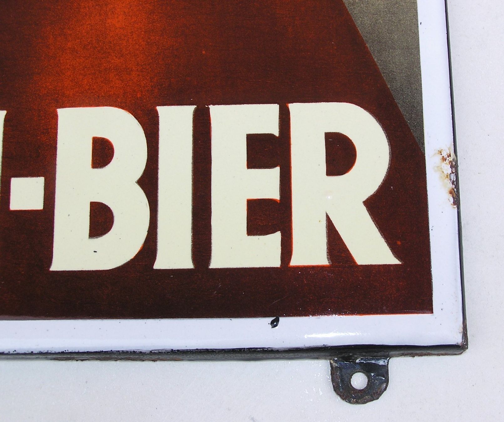 Insegne: EMAILSCHILD DORTMUNDER UNION BIER – Usato da Grenchen venduto da Antique-hunter 6
