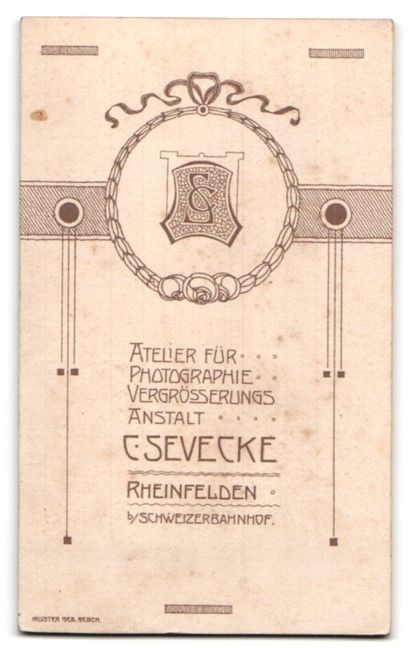 Fotografie & Manifesti: Fotografie C. Sevecke, Rheinfelden, b. S – Usato da Berlin venduto da bartko-reher 1